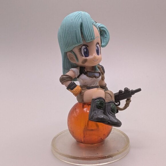 DRAGON BALL CHARACTER CHARA PUCHI FIGURE MINI TRADING BULMA TEEN BANDAI (B) - Picture 4 of 6